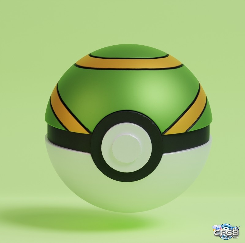 Nest Ball là một loại Pokeball được thiết kế để bắt các loài Pokemon yếu và ít được sử dụng.