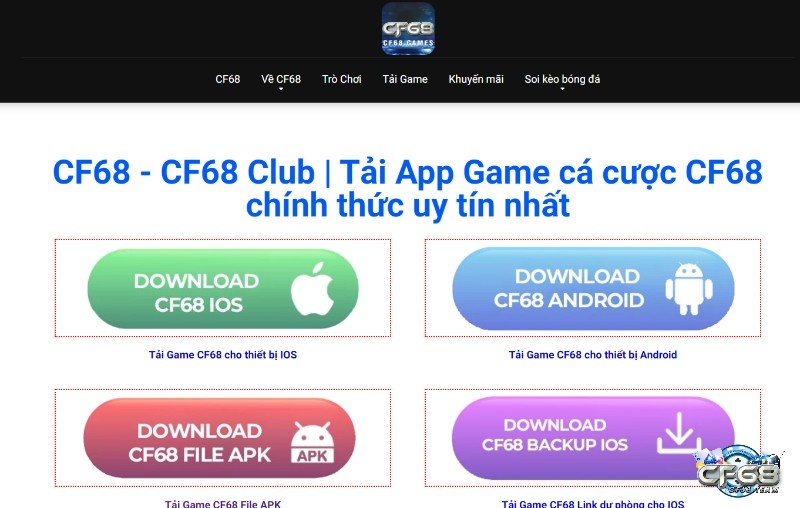 Bạn hoàn toàn có thể tải CF68 apk cho phần mềm giả lập Android cho máy tính
