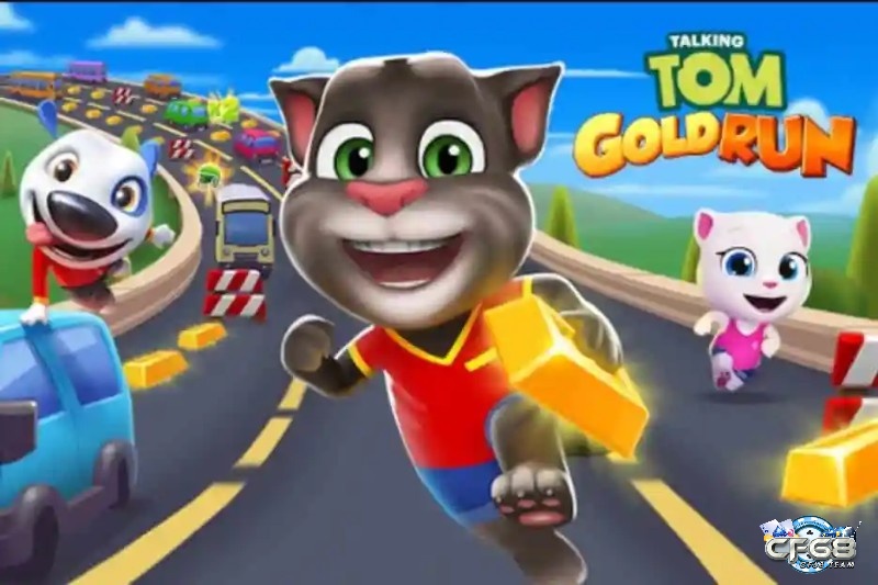 Talking Tom Gold Run là một trò chơi mèo đua xe phiêu lưu thú vị