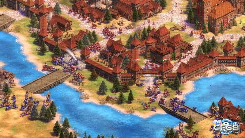 Đồ họa rõ nét với độ phân giải cao của Game Age of Empire 2