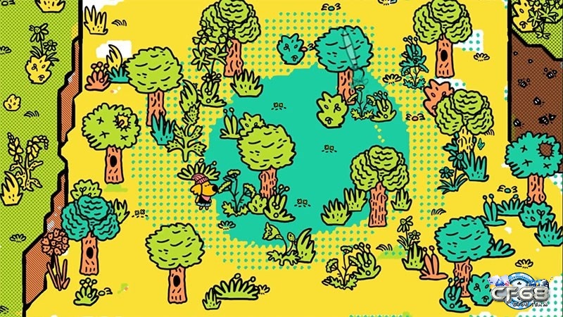 Game Chicory: A Colorful Tale có đồ họa pixel tinh tế