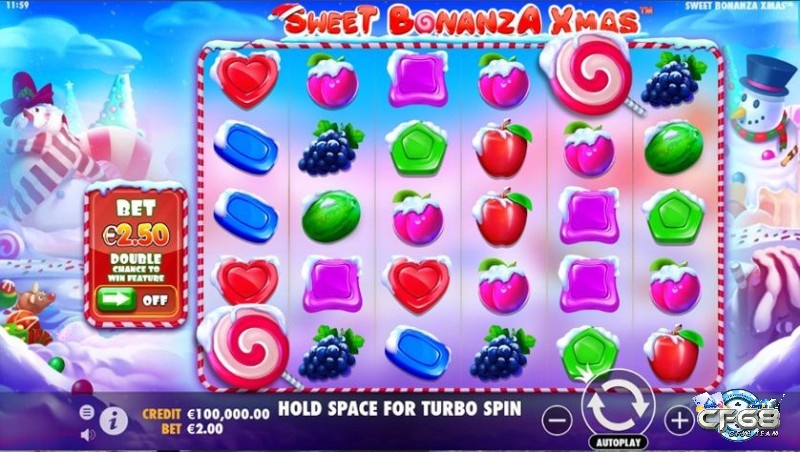 Tính năng hấp dẫn Game Slot Sweet Bonanza Xmas