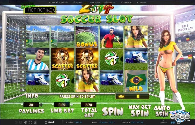 Tỷ lệ trả thưởng của Game Slot World Soccer 2 cực hấp dẫn và thu hút người chơi