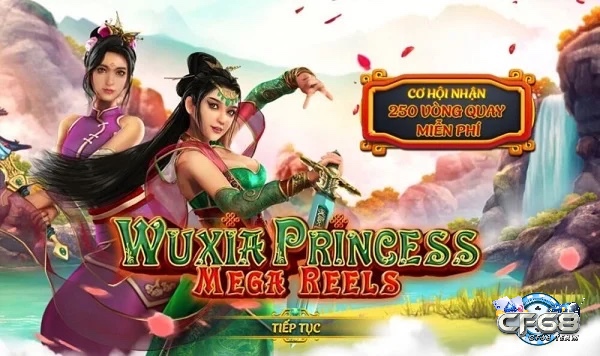 Cùng Cf68.ink tìm hiểu về Game Slot Wuxia Princess Mega Reels nhé